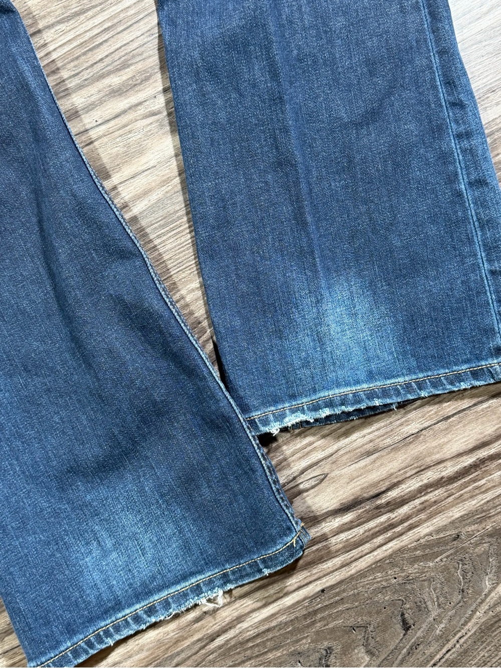 LONDON JEAN Y2K Vintage VICTORIA’S SECRET Mid Rise Whiskered Boot Cut Jeans 4 - Picture 12 of 12